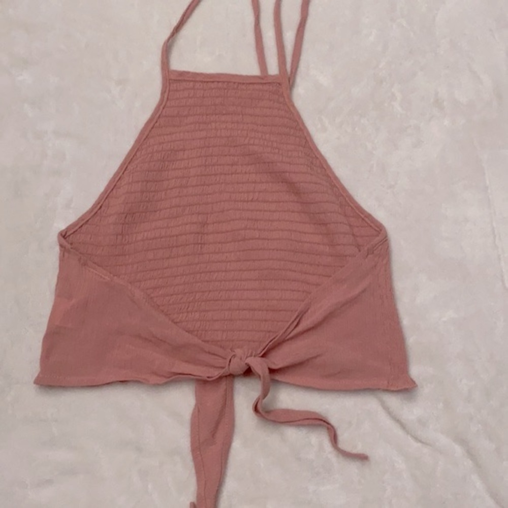 Pacsun Halter Open Back Crop Top